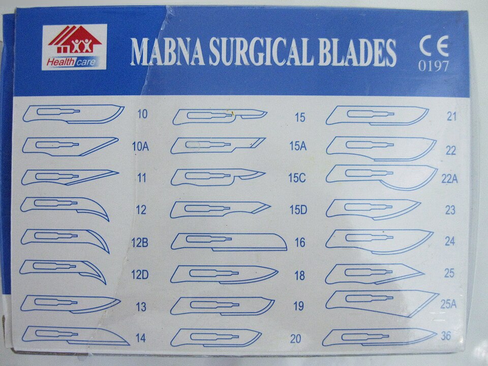 HOJAS DE BISTURI ANDINO X100U #15