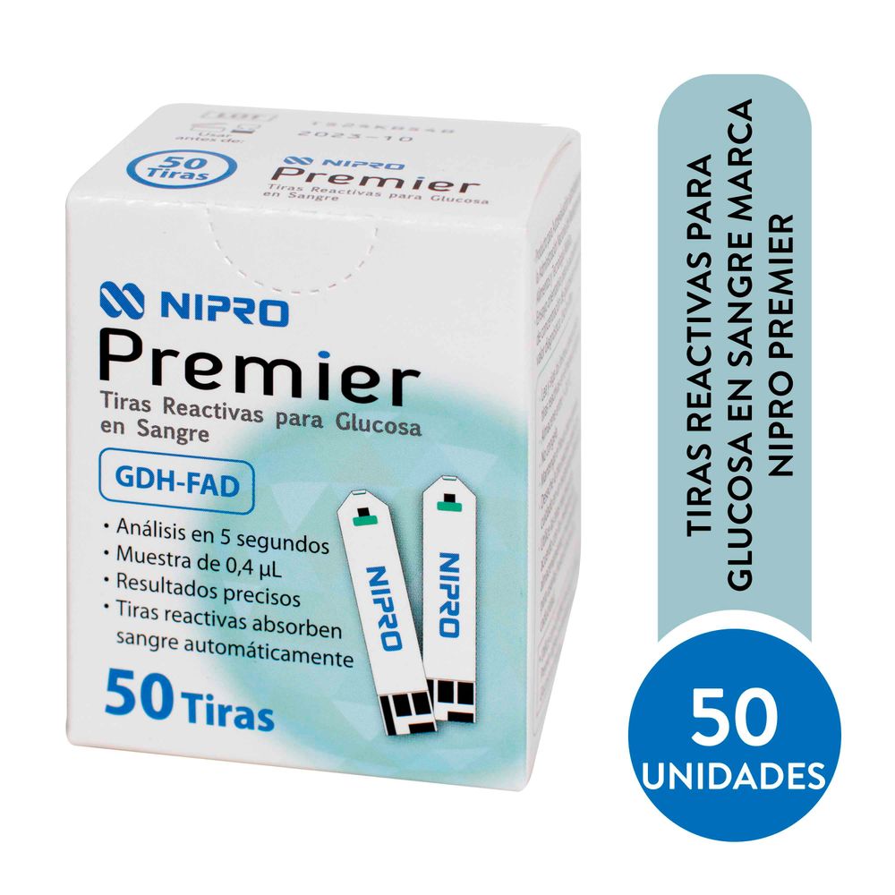 TIRAS REACTIVAS NIPRO