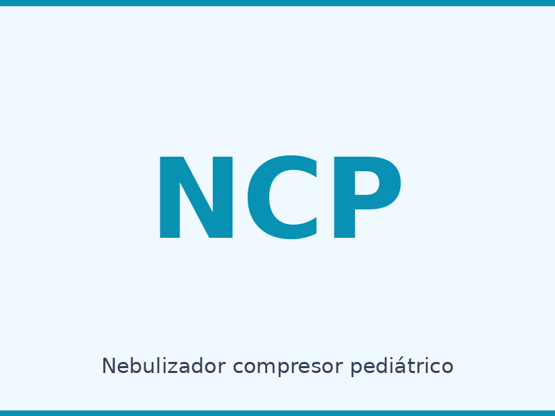 Nebulizador compresor pediátrico